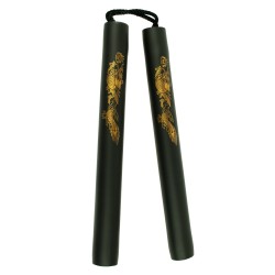Nunchaku (nunczaku nunczako) piankowe treningowe Smok na sznurku Zestaw 2 szt.