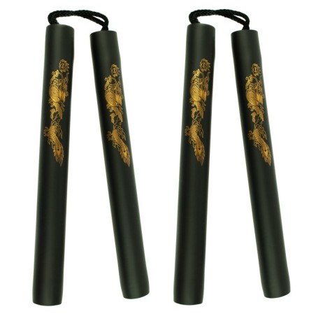 Nunchaku (nunczaku nunczako) piankowe treningowe Smok na sznurku Zestaw 2 szt.