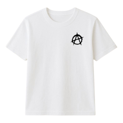 Naprasowanka Aplikacja Anarchia 9x9 zamszowa na t-shirt torbę