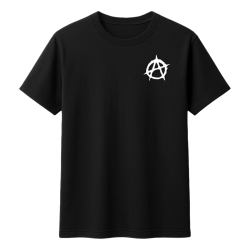 Naprasowanka Aplikacja Anarchia 9x9 zamszowa na t-shirt torbę
