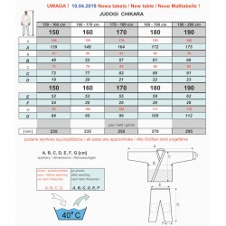 Kimono Judogi Niebieskie Do Judo plecionka Chikara 100% bawełna 450g