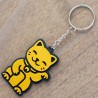 Brelok breloczek do kluczy maneki neko japoński kot szczęścia Złoty 3D