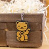 Brelok breloczek do kluczy maneki neko japoński kot szczęścia Złoty 3D