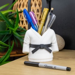 Organizer Przybornik na biurko długopisy kredki pojemnik Kimono KARATE