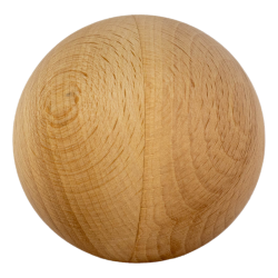 Kula Piłka do jogi masażu stóp ciała Roller Masażer drewno olejowane 6,5 cm BUK PREMIUM