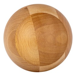 Kula Piłka do jogi masażu stóp ciała Roller Masażer drewno olejowane 12 cm BUK PREMIUM