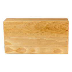 Kostka Blok do Jogi Pilatesu drewno olejowane 22,5x12x6 cm BUK PREMIUM
