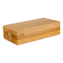 Kostka Blok do Jogi Pilatesu drewno olejowane 22,5x12x6 cm BUK PREMIUM