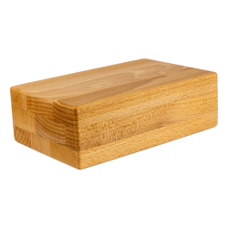 Kostka Blok do Jogi Pilatesu drewno olejowane 23x15x7,5 cm XL BUK PREMIUM