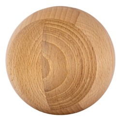 Kula Piłka do jogi masażu stóp ciała Roller Masażer drewno olejowane 10 cm BUK PREMIUM