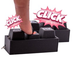 Prezent na Walentynki dla Informatyka Klawiatura personalizowany brelok do kluczy