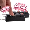 Personalizowany brelok Klawiatura klik clicker Klawisze 3D Imię
