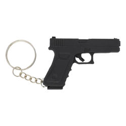 Brelok breloczek do kluczy Glock 17 Pistolet Czarny 3D