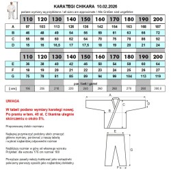 Kimono Do Karate Aikido Karategi Chikara 100% bawełna