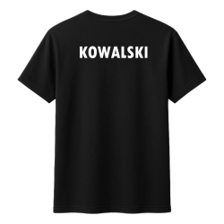 Naprasowanka Aplikacja Termo IMIĘ / NAZWISKO na koszulkę t-shirt 29 cm różne kolory