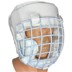 Kask sparingowy z kratą...