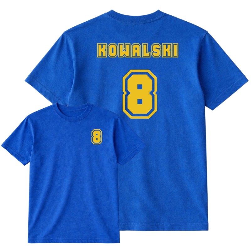 Naprasowanka Aplikacja Termo CYFRY i NAZWISKO na koszulkę t-shirt - różne kolory personalizacja