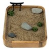 Ogród Ogródek Zen drewniany 22cm x 18,8cm Relaks Medytacja Harmonia