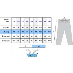 Spodnie treningowe białe Karate 100% bawełna
