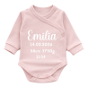 Personalizowana Naprasowanka Aplikacja Termo Metryczka na body dla dziecka