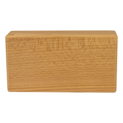 Kostka Blok do Jogi Pilatesu drewno olejowane 22,5x12x6 cm BUK PREMIUM