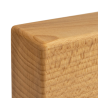 Kostka Blok do Jogi Pilatesu drewno olejowane 22,5x12x6 cm BUK PREMIUM