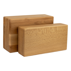 Kostka Blok do Jogi Pilatesu drewno olejowane 22,5x12x6 cm BUK PREMIUM