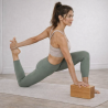 Kostka Blok do Jogi Pilatesu drewno olejowane 22,5x12x6 cm BUK PREMIUM