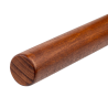 Kij treningowy JO 100-140 cm 27 mm bukowy kolor Orzech Aikido Jodo olejowany