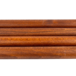 Kij treningowy JO 100-140 cm 27 mm bukowy kolor Orzech Aikido Jodo olejowany