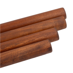 Kij treningowy JO 100-140 cm 27 mm bukowy kolor Orzech Aikido Jodo olejowany