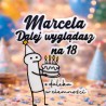 Personalizowany Topper Dekoracyjny Urodzinowy Dalej Wyglądasz na 18 Śmieszny Napis Żart 3D