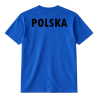 Naprasowanka Aplikacja Termo POLSKA na koszulkę t-shirt 29 cm zamszowa