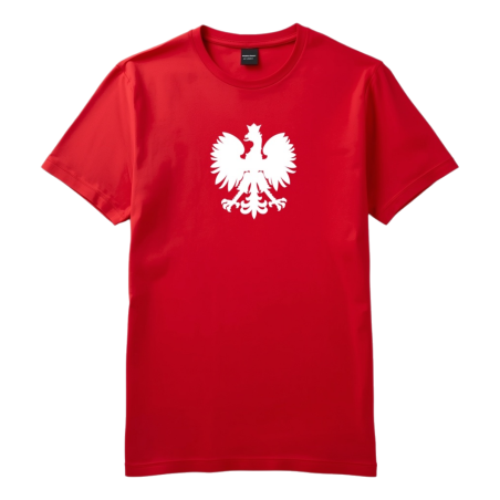 Naprasowanka Aplikacja Termo POLSKA ORZEŁ GODŁO na koszulkę t-shirt Zamszowa