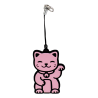 Brelok breloczek do kluczy maneki neko japoński kot szczęścia Różowy 3D