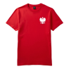 Naprasowanka Aplikacja Termo POLSKA ORZEŁ GODŁO na koszulkę, na pierś - na t-shirt Zamszowa - 2 szt