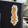 Magnes Kyokushin Złoty na lodówkę 90 mm Karate 3D