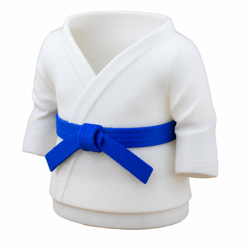 Personalizowany Organizer Przybornik na biurko długopisy kredki pojemnik Kimono KARATE różne kolory pasa