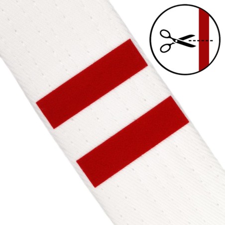 Belka Pagon Na Pas Do Kimona Czerwona Karate DŁUGA 9,5 cm
