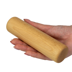 Roller Wałek Walec do Jogi Pilatesu Masażu drewno BUK 15cm x4cm mały PREMIUM