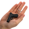 Brelok breloczek do kluczy Glock 17 Pistolet Czarny 3D