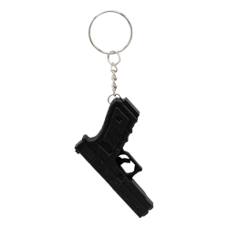 Brelok breloczek do kluczy Glock 17 Pistolet Czarny 3D