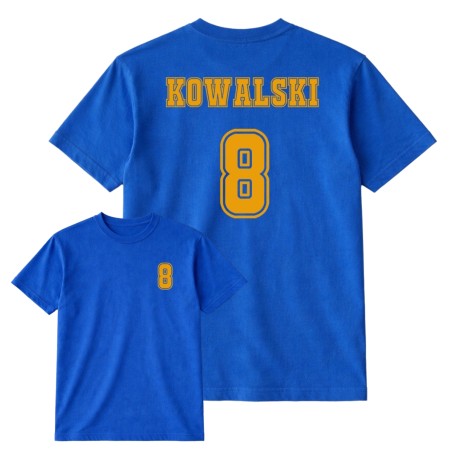 Naprasowanka Aplikacja Termo CYFRY i NAZWISKO na koszulkę t-shirt - różne kolory personalizacja