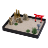 Ogród Ogródek Zen Mini 22cm x 16,5cm Relaks Medytacja Japonia Bambus Tori