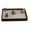 Ogród Ogródek Zen Mini 22cm x 16,5cm Relaks Medytacja Japonia Bambus Tori