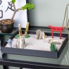 Ogród Ogródek Zen Mini 22cm x 16,5cm Relaks Medytacja Japonia Bambus Tori