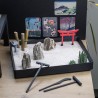 Ogród Ogródek Zen Mini 22cm x 16,5cm Relaks Medytacja Japonia Bambus Tori