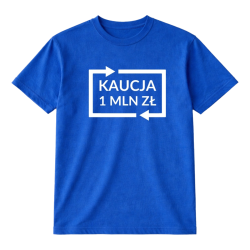 Naprasowanka Aplikacja Termo KAUCJA SYSTEM KAUCYJNY  na koszulkę t-shirt 24 cm