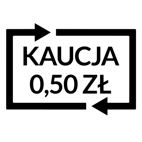 Naklejka KAUCJA SYSTEM KAUCYJNY 0,50 ZŁ 24 cm na samochód