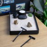 Ogród Ogródek Zen Mini 22cm x 16,5cm Relaks Medytacja Świeca Świecznik Harmonia